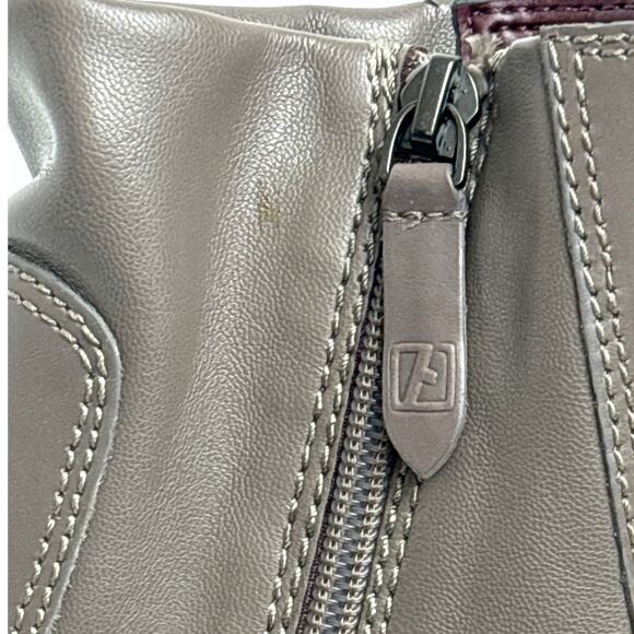 Franco Sarto Gracelyn Leather Square Toe Zip Ankle Boot Size 9.5 Wide NEW - Picture 9 of 10